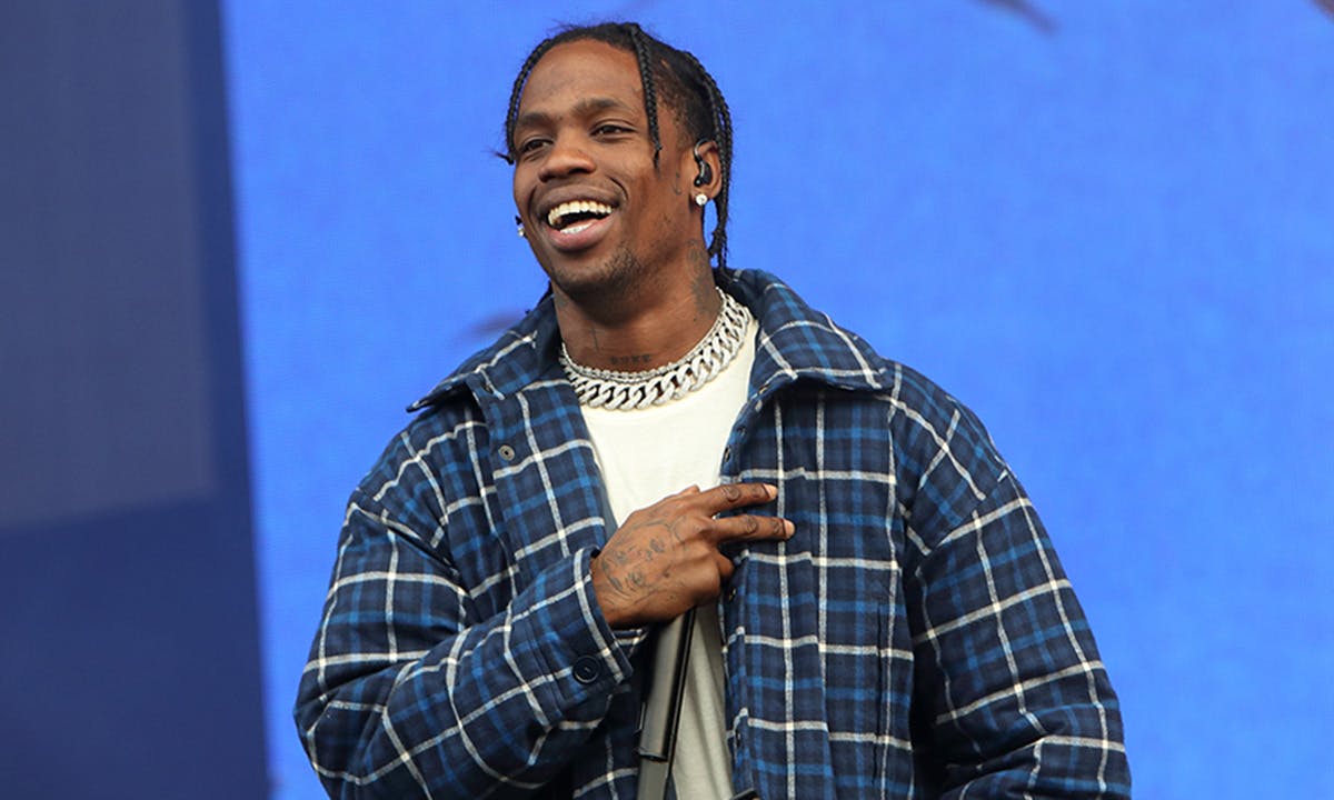 Travis Scott Celebrates No.1 Single by 
